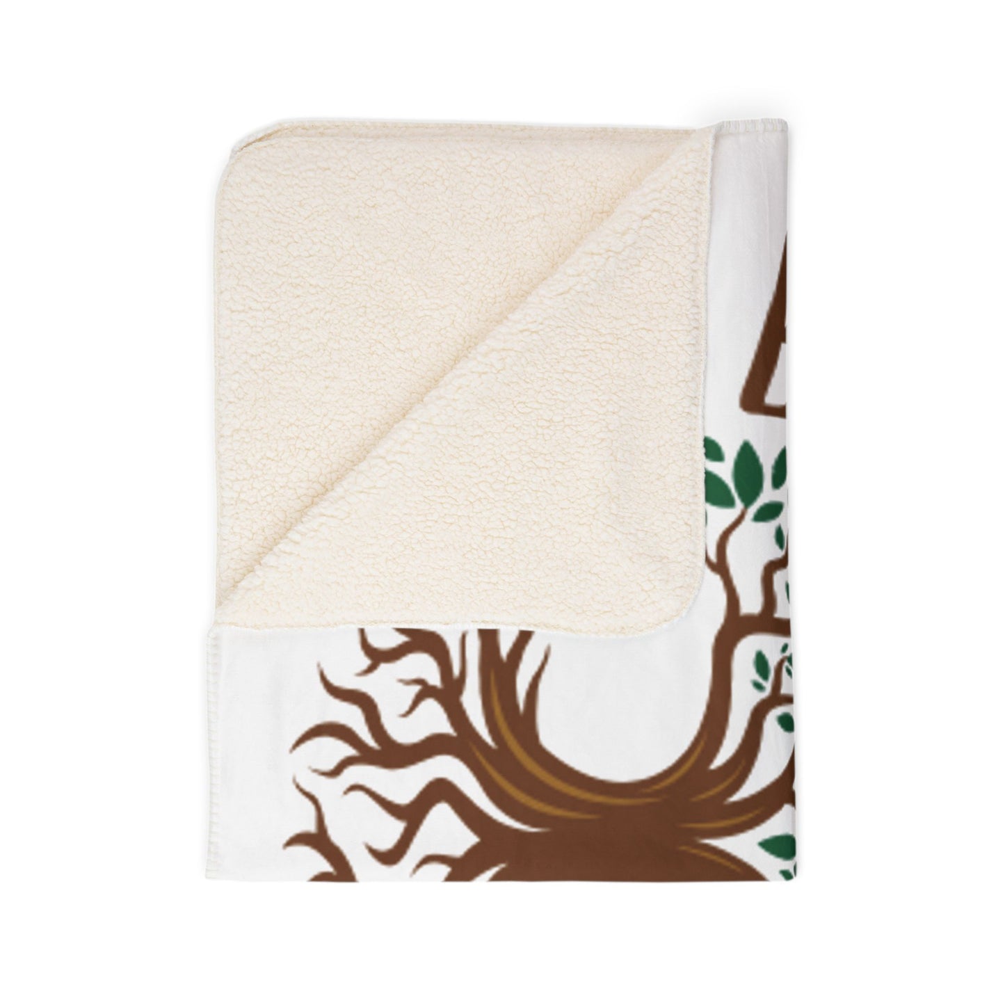 Bama Roots Fleece Sherpa Blanket