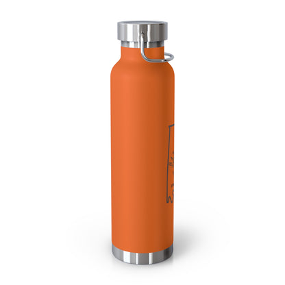 Bama Roots Copper Vacuum Insulated Bottle, 22oz