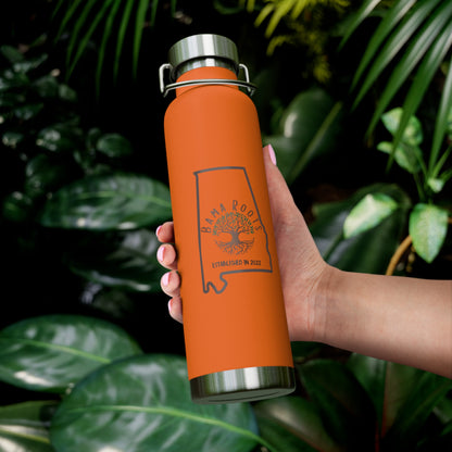 Bama Roots Copper Vacuum Insulated Bottle, 22oz