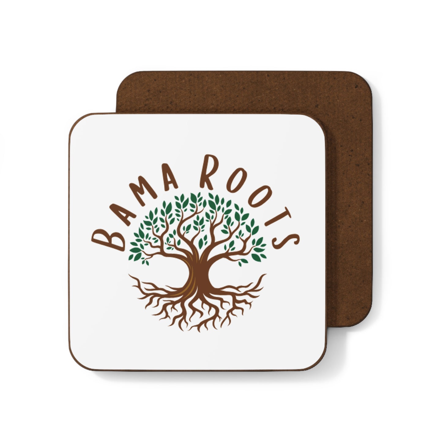 Bama Roots Hardboard Back Coaster