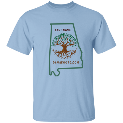 Custom Family Name Bama Roots Tee