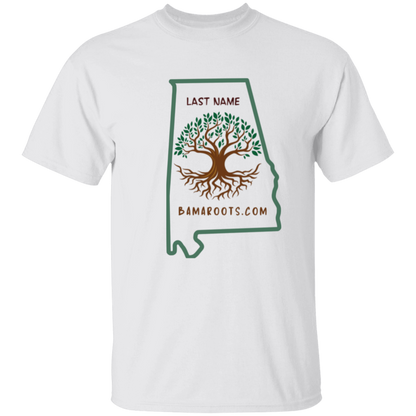 Custom Family Name Bama Roots Tee