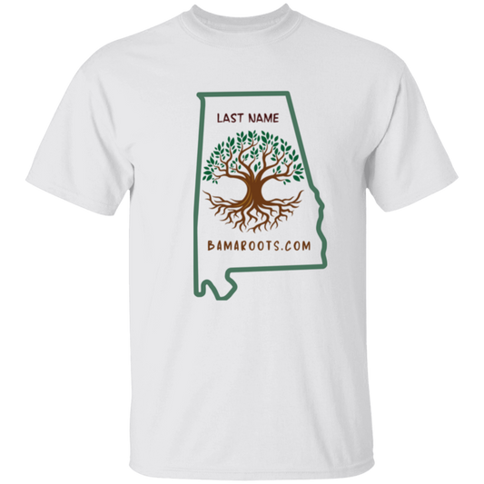 Custom Family Name Bama Roots Tee