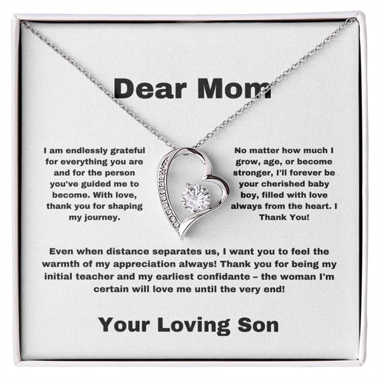 Dear Mom, From Son w/ Heart