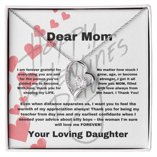 Dear Mom, From Daughter w/Heart